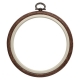 ROUND PLASTIC EMBROIDERY HOOP - 26CM DIAM.