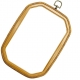 RECTANGLE PLASTIC EMBROIDERY HOOP 11.2 X 15CM