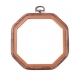 HEXAGON PLASTIC EMBROIDERY HOOP 14 X 14CM