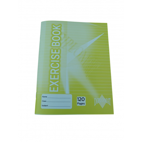 DIPLOMAT EXERCISE BOOK 120 PAGES