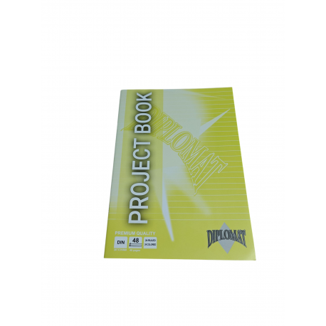 DIPLOMAT PROJCET BOOK 48 PAGES 24 RULED 24 COLOURED