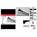 FOAM BOARD BLACK SELF ADHESIVE 50 X 70CM - 5MM