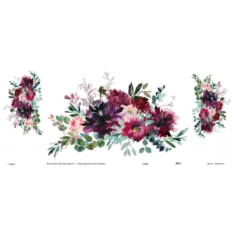 ROLL RICE DECOUPAGE WHITE WFCR-001 30 X 68