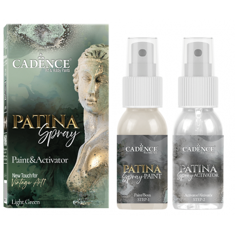 PATINA SPRAY PAINT SET 2  50ML + 50ML - DARK GREEN