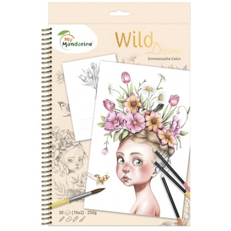 COLOURING BOOK WILD A4