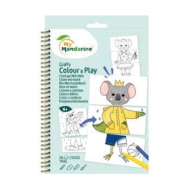 MELI-MELO ANIMALS COLOURING BOOK