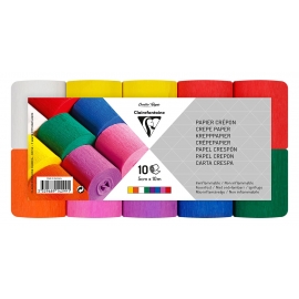 10 CREPE PAPER DD 5CM - MIXED ASS