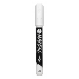 MARBEL ACRYLIC MARKER 4MM - WHITE
