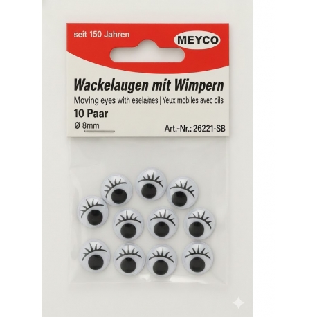 Wiggly Eyes - 3mm