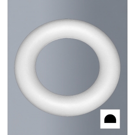 POLYSTYRENE FLAT GHIRLANDA 45.5CM DIAM.