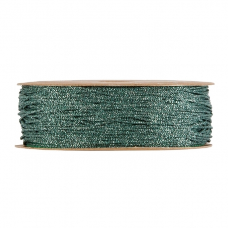 SHINING CORD 1MM - EMERALD GREEN BY THE METER