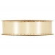 RIBBON SATINE` 25MM - CREAM BY THE METER