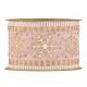 RIBBON SNOWFLAKE IN PINK 63MM BY THE METER