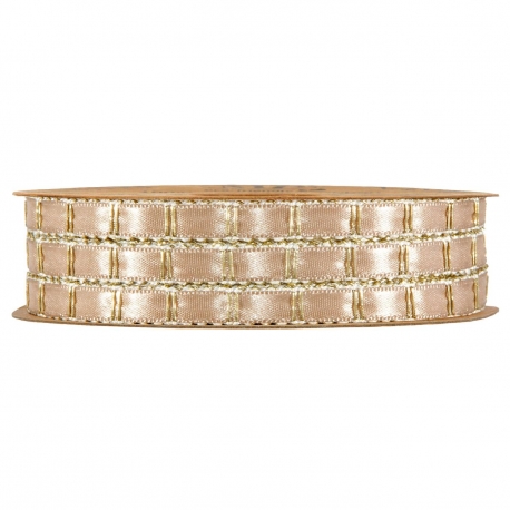 RIBBON JADE 7MM - GOLD BY THE METER