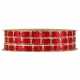 RIBBON JADE 7MM - RED BY THE METER