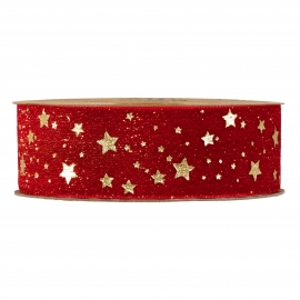SATIN RIBBON 3MM - RED BY THE METER