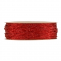 SATIN RIBBON 3MM - RED BY THE METER