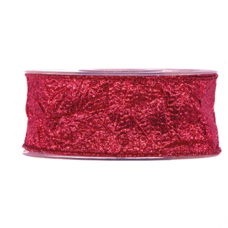 SATIN RIBBON 3MM - RED BY THE METER