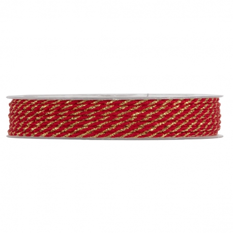 SATIN RIBBON 3MM - RED BY THE METER