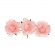 12PCS PAPER ROSES CM3.5 - PINK