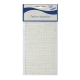 PEARL 6MM X 247PCS STICKERS 10 X 20.5CM - OPAQUE CREAM