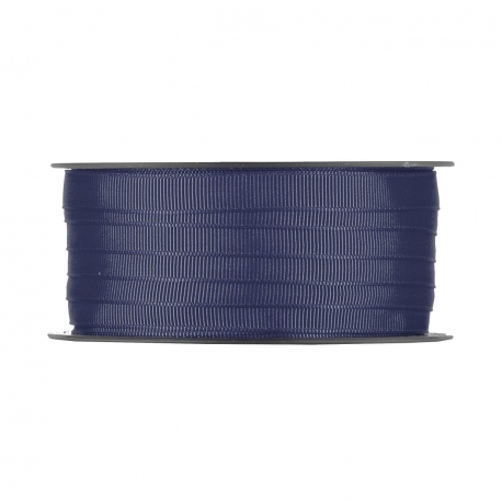 GROSS GRAIN RIBBON 38MM - BLUE BY THE METER