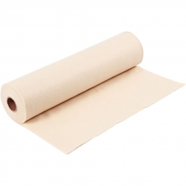 FELT BY THE METER 45CM WIDE - BEIGE