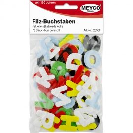 FELT ITEMS 25MM - 78 PCS