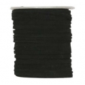 COTTON CORD 1MM BLACK BY THE METER