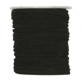 COTTON CORD 1MM BLACK BY THE METER