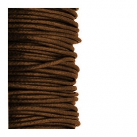 COTTON CORD 1MM BROWN BY THE METER