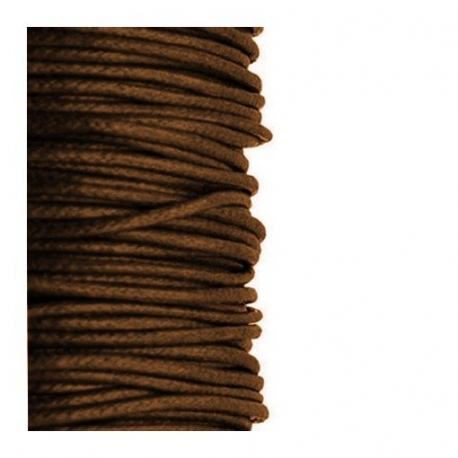 COTTON CORD 1MM BROWN BY THE METER