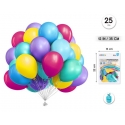 BALLOONS 25PCS 2.8G 30CM ASSTD