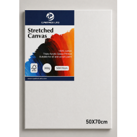 STRETCHED CANVAS DEEP 50 X 70CM BY 3.5CM