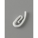 PLASTIC CURTAIN HOOK - SINGLE