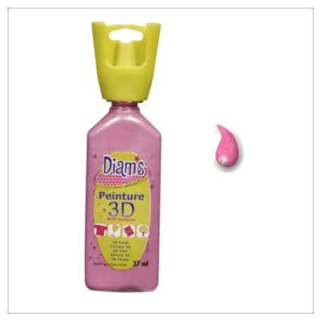 DIAMS 3D - PEARL - ROSE FUSHIA