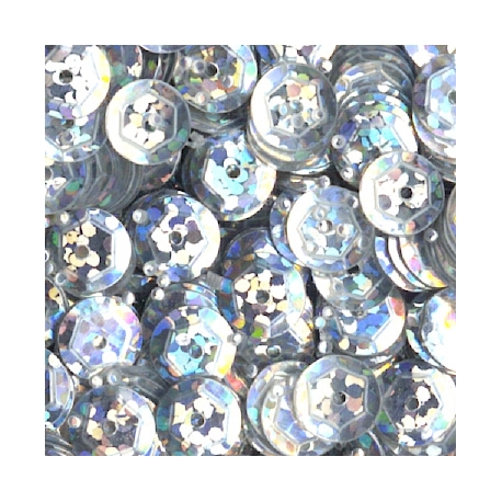 Meyco Halogramm Silver Sequins 