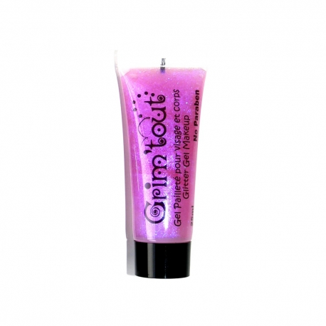 Grim'tout Rose Glitter Gel Tube 