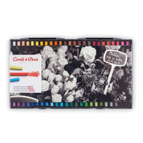 Conté à Paris - 48 Colour Crayon Box 