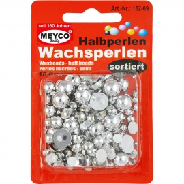 Meyco - Half Waxbeads - Silver