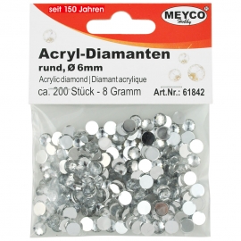 Meyco - Half Acrylic Diamond - 6mm