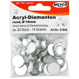 Meyco - Half Acrylic Diamond - 16mm