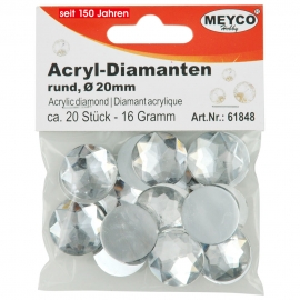 Meyco - Half Acrylic Diamond - 20mm