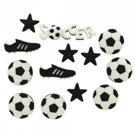 Dress It Up Buttons - Soccer