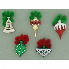 Dress It Up Buttons - Christmas Ornaments 