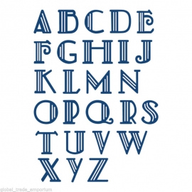 Tattered Lace Dies - Alphabet 