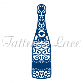 Tattered Lace Dies - Champagne Bottle 
