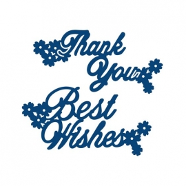 Tattered Lace Dies - Thank You & Best Wishes 