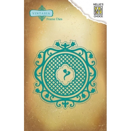 Nellie's - Dies - Round Frame With Grid 