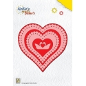 Nellie's - Multi Frame Dies - Straight Dotted Oval 